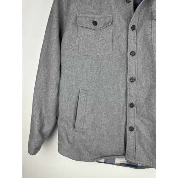 The Normal Brand Brightside Wool Blend Jacket Plaid Flannel Lined Workwear XL - Picture 6 of 9